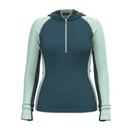 Bluzy narciarskie - Bluza damska Smartwool Classic Thermal Merino Base Layer 1/2 Zip Hoodie Boxed - miniaturka - grafika 1