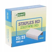 Zszywki - Zszywki biurowe - rozmiar 23/23 do dużych zszywaczy d.rect - miniaturka - grafika 1