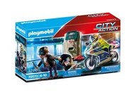 Klocki - Playmobil Pościg motorem policyjnym 70572 70572 - miniaturka - grafika 1