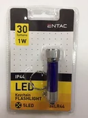 Latarki - Kieszonkowa Mini Latarka Brelok 5 Led Niebieski - miniaturka - grafika 1