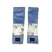 Akcesoria do fotelików - La Millou Ochraniacz na pasy - Cappadocia Sky - Wind Blue - miniaturka - grafika 1