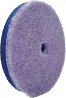 Akcesoria do mycia samochodu - Lake Country HD Purple Wool with Blue Foam  silnie tnące futro polerskie 165mm - grafika 1