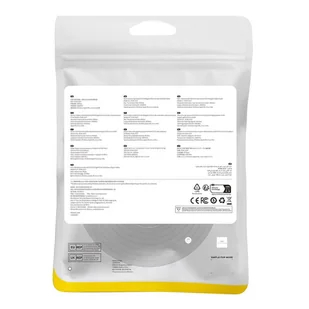 Kabel sieciowy w oplocie kat. 8 Baseus Ethernet RJ45, 40Gbps, 8m (czarny) - Kable miedziane - miniaturka - grafika 9