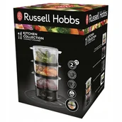 Parowary - Russell Hobbs 26530-56 Kompaktowy parowar Matte Black - miniaturka - grafika 1