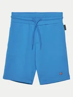 Spodenki damskie - Napapijri Szorty sportowe Nalis NP0A4HK5B2W1 M Niebieski Regular Fit - miniaturka - grafika 1