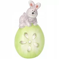 Wielkanoc - Figurka wielkanocna 10 x 18 cm, królik na jajku - miniaturka - grafika 1