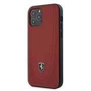 Etui i futerały do telefonów - Ferrari FEOGOHCP12MRE iPhone 12/12 Pro 6,1" czerwony/red hardcase Off Track Perforated - miniaturka - grafika 1