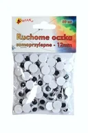 Prace ręczne dla dzieci - Ruchome oczka samoprzylepne 12 mm 80 szt Shan SO05 - miniaturka - grafika 1