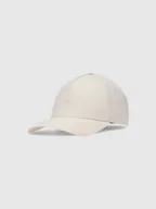 Czapki i chusty sportowe męskie - 4F Czapka z daszkiem strapback uniseks 4FWSS25ACABU369-11S Biały Roz. S/M - miniaturka - grafika 1