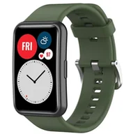 Akcesoria do pulsometrów i zegarków sportowych - Pasek Silikonowy Zamiennik Do Huawei Watch Fit - miniaturka - grafika 1