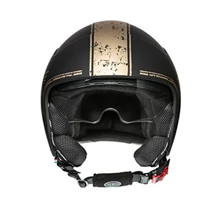 PREMIER Kask Rocker Air 19 BM, czarny/złoty, S - Kaski motocyklowe - miniaturka - grafika 1