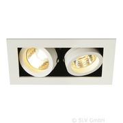 Lampy sufitowe - Spotline Reflektor Kadux 2 GU10 - Biały (115521) - miniaturka - grafika 1