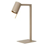 Lampy stojące - Metalowa lampa nocna Lesley 03525/01/41 Lucide do gabinetu szara - miniaturka - grafika 1