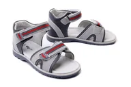 Buty dla dziewczynek - WOJTYŁKO 3S22316 popiel, sandały dziecięce, rozmiary 26-30 - Wojtyłko - miniaturka - grafika 1