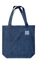Torebki damskie - Green Fish Denim torba na zakupy z nadrukiem, nadaje się do ponownego użytku, nadaje się do prania w pralce, składana, materiałowa torba z dwoma długimi uchwytami, 38 x 42 cm - miniaturka - grafika 1