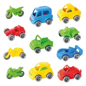 Samochody i pojazdy dla dzieci - Kid Cars Sport autka pojazdy  samochody sportowe różne Wader 52609  11 modeli - miniaturka - grafika 1