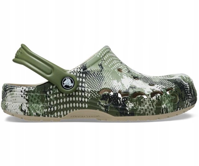 Męskie Lekkie Klapki Chodaki Crocs Baya Seasonal Printed 206230 Clog 46-47
