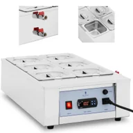 Inne urządzenia gastronomiczne - Podgrzewacz do czekolady - 6 x 1,5 l - do 100°C - Royal Catering RC_CMM_04 - miniaturka - grafika 1