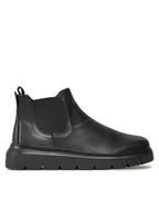 Botki damskie - ECCO Sztyblety 216233-01001_37 Czarny - miniaturka - grafika 1