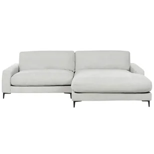 BELIANI Sofa narożna lewostronna szara szenila czarne metalowe nóżki 190 x 272 x 83 cm kanapa narożnik rogówka do salonu nowoczesna - Narożniki BELIANI Sofa narożna lewostronna szara szenila czarne metalowe nóżki 190 x 272 x 83 cm kanapa narożnik rogówka do salonu nowoczesna - Narożniki - miniaturka - grafika 1