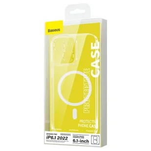 Zestaw ochronny Baseus Crystal przeźroczyste etui magnetyczne i szkło hartowane do iPhone 14 - Etui i futerały do telefonów - miniaturka - grafika 6