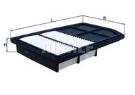 Filtry powietrza - Filtr powietrza Mahle LX 4264 - miniaturka - grafika 1