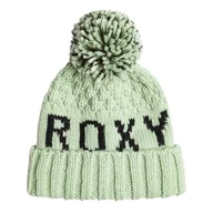 Czapki damskie - Damska Czapka zimowa ROXY TONIC BEANIE ERJHA04158-GEF0 – Zielony - miniaturka - grafika 1