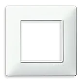 Klawisze i ramki - Vimar Ramka 2M biała 14642.01 - miniaturka - grafika 1