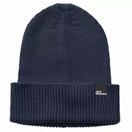 Czapki męskie - Czapka zimowa Jack Wolfskin ESSENTIAL BEANIE night blue - ONE SIZE - miniaturka - grafika 1