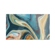 Deski do krojenia - Szklana deska kuchenna HOMEPRINT Kolorowy atrament 60x52 cm - miniaturka - grafika 1