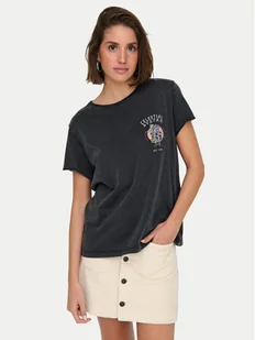 ONLY T-Shirt Lucy 15336965 Szary Regular Fit - Koszulki i topy damskie - miniaturka - grafika 1