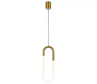 Redo 01-3183 - LED Żyrandol na lince LATIUM LED/9W/230V mosiądz - Lampy sufitowe - miniaturka - grafika 1
