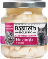 Mokra karma dla kotów - Basttet'o Holistic filet z indyka w galerecie dla kotów sterylizowanych 130g - miniaturka - grafika 1