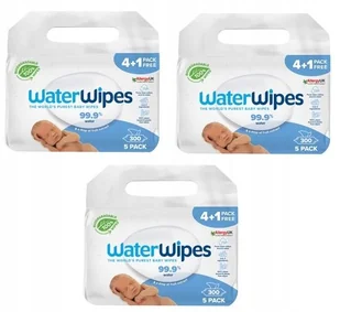 WATERWIPES DELIKATNE CHUSTECZKI NAWILŻANE 15 x 60 = 900 SZTUK WATER WIPES - Chusteczki nawilżane - miniaturka - grafika 1