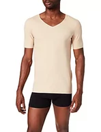 Koszulki męskie - Schiesser Podkoszulka Męska, Beige (Skin 407), Xl - miniaturka - grafika 1