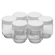 Akcesoria i części AGD - Clatronic Oryginalne słoiki zapasowe do jogurtu EG JM 3344, JM 1025, 6 sztuk po 160 ml, praktyczne słoiki z zakręcaną pokrywką - miniaturka - grafika 1