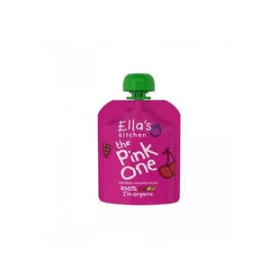 Ella'S Kitchen Bio Pink One Owocowe Smoothie, 90G - Koncentraty warzywne, przeciery - miniaturka - grafika 1