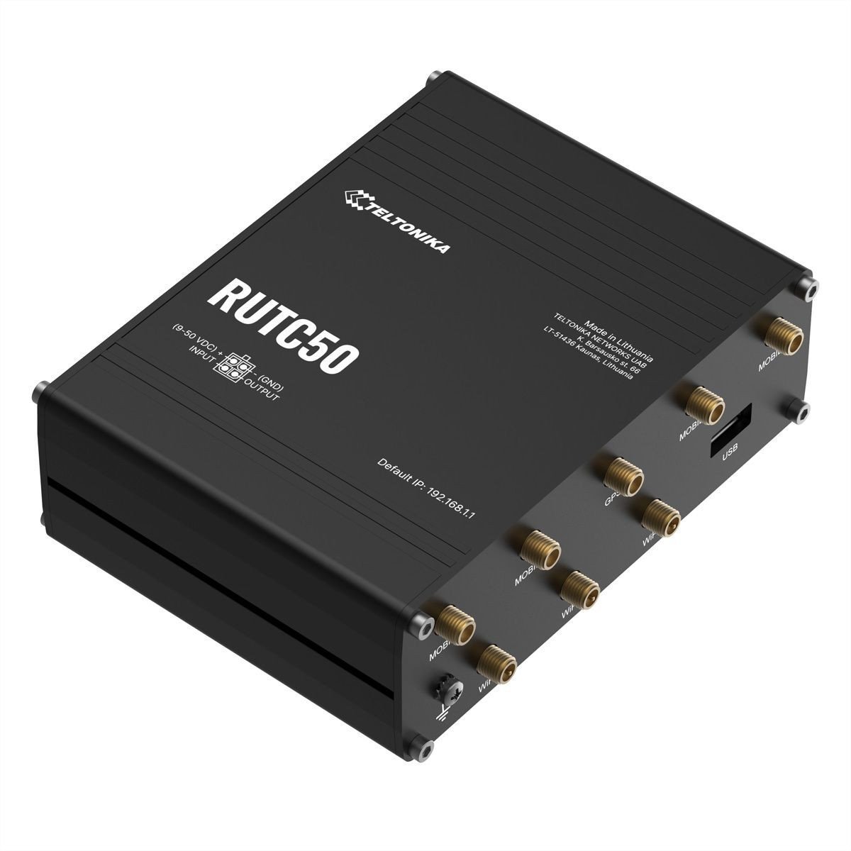 TELTONIKA NETWORKS RUTC50 V2 eSIM 5G/4G/LTE/3G WiFi 6 Router