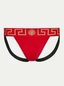 Majtki męskie - Versace Slipy Jock Strap AUU01017 1A1001 Czerwony - miniaturka - grafika 1