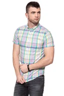 Koszule męskie - Wrangler, Koszula męska, Ss 1Pkt Button-Down Sea Pink W5944Nqwf, rozmiar S - miniaturka - grafika 1