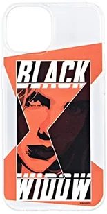 ERT GROUP etui na telefon Apple Iphone 14, case oryginalny i oficjalnie licencjonowany przez Marvel, wzór Black Widow 012, optymalnie dopasowane, plecki z TPU cześciowo przeźroczyste - Etui i futerały do telefonów - miniaturka - grafika 1
