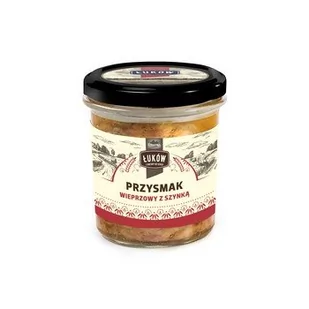 Przysmak wieprzowy z szynką 300g Łuków - Pasztet i przetwory mięsne - miniaturka - grafika 1