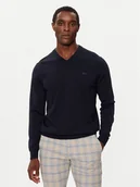 Swetry męskie - Lacoste Sweter AH1990 Granatowy Regular Fit - miniaturka - grafika 1