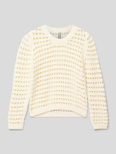 Swetry dla dziewczynek - Sweter z dzianiny z czystej bawełny - grafika 1