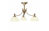 Lampy sufitowe - Klasyczny żyrandol mosiężny AK-S3DK - miniaturka - grafika 1