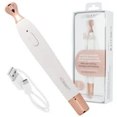 Masażery - Masażer do twarzy VITAMMY Liva Biało-różowy - miniaturka - grafika 1