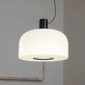 Lampy sufitowe - FLOS Lampa wisząca szklana Bellhop Glass S2, możliwość ściemniania, biały / opal, salon / jadalnia, szkło - miniaturka - grafika 1