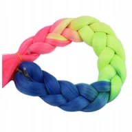 Ozdoby do włosów - Włosy syntetyczne warkoczyki dredy ombre - miniaturka - grafika 1