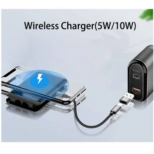Budi - Zestaw wielofunkcyjny 9w1 z ładowarką bezprzewodową 10W (Czarny) - Ładowarki do telefonów - miniaturka - grafika 5