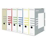 Pudła i kartony archiwizacyjne - Pudło archiwizacyjne DONAU 120 mm niebieskie /7662301FSC-10/ - miniaturka - grafika 1